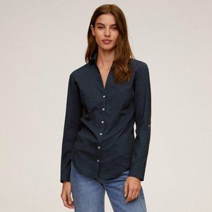 Mango Slim fit cotton shirt - Size M - BRAND NEW with tags